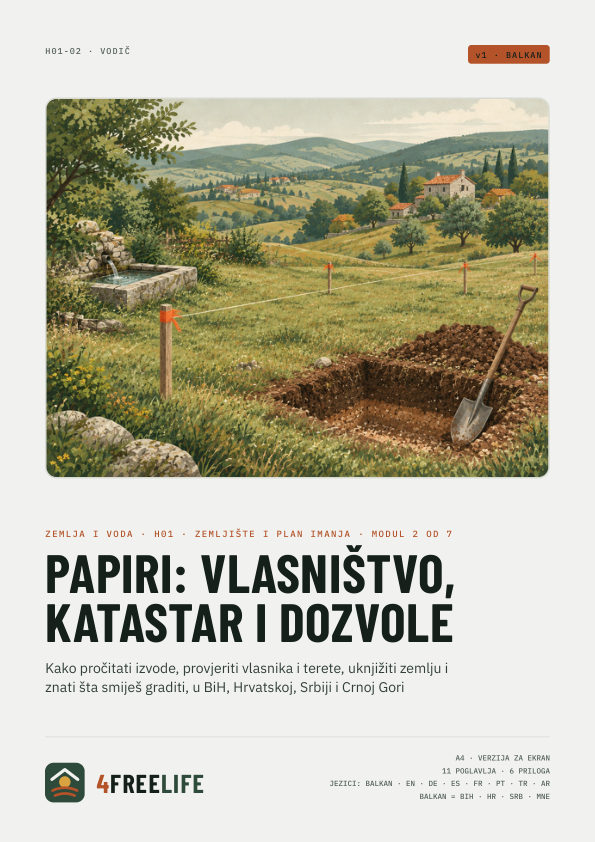 Papiri: vlasništvo, katastar i dozvole
