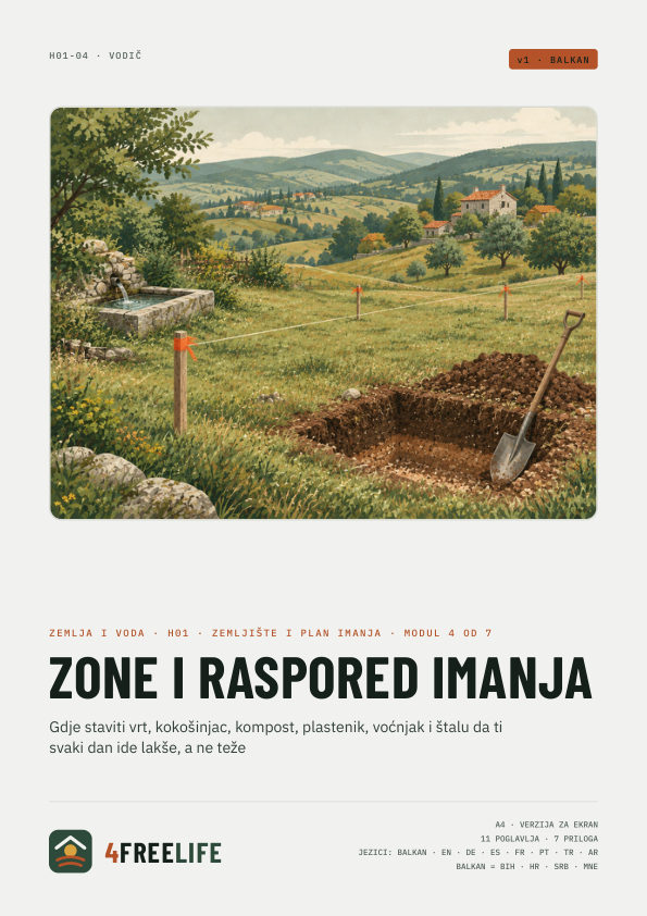 Zone i raspored imanja