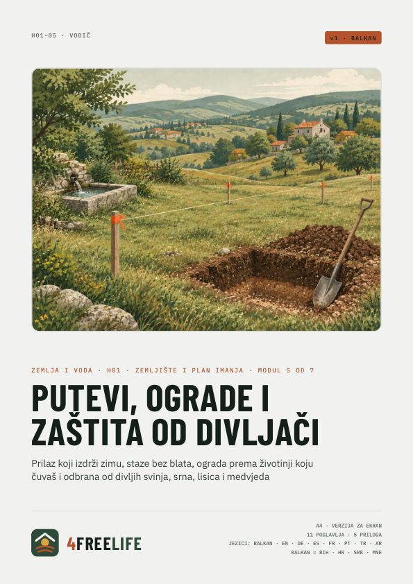 Putevi, ograde i zaštita od divljači