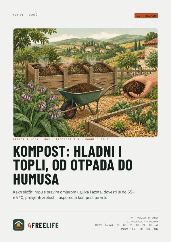 Kompost: hladni i topli, od otpada do humusa