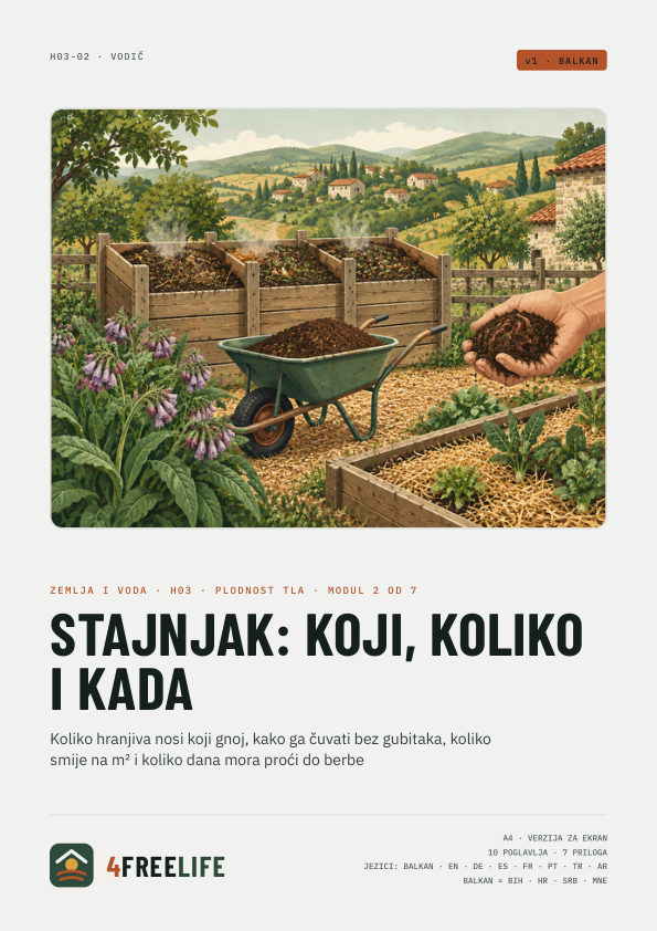Stajnjak: koji, koliko i kada