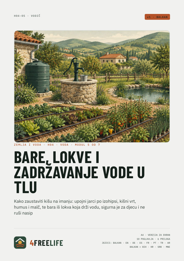 Bare, lokve i zadržavanje vode u tlu