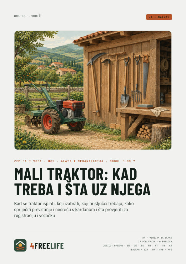 Mali traktor: kad treba i šta uz njega