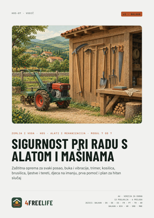 Sigurnost pri radu s alatom i mašinama