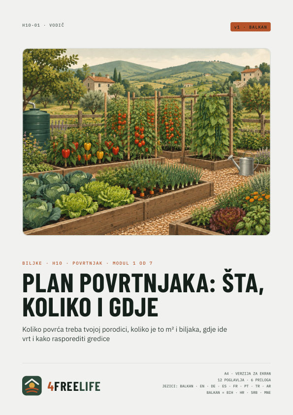 Plan povrtnjaka: šta, koliko i gdje