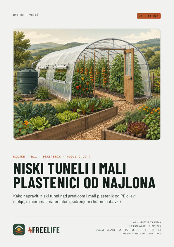 Niski tuneli i mali plastenici od najlona