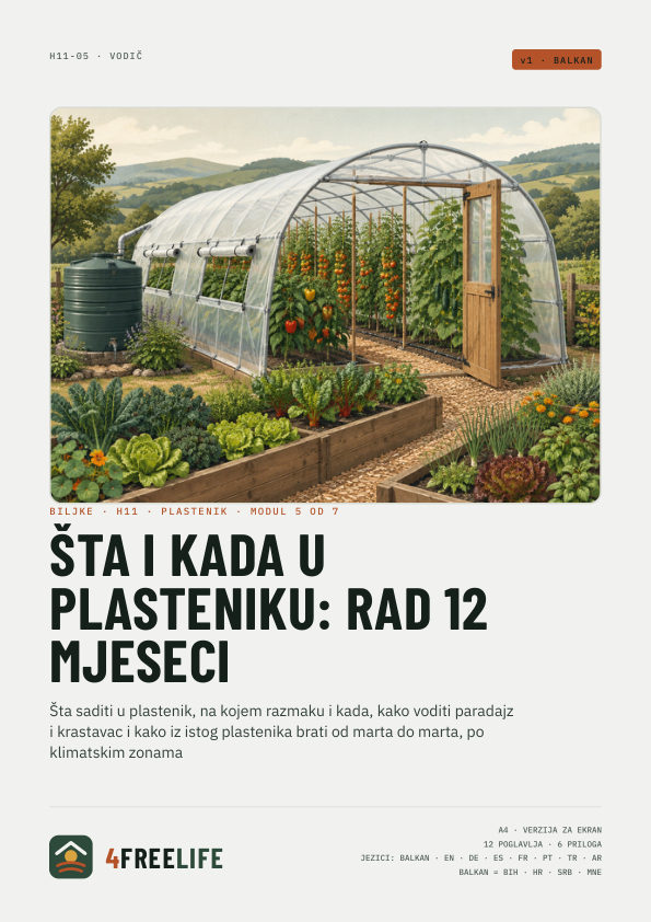 Šta i kada u plasteniku: rad 12 mjeseci