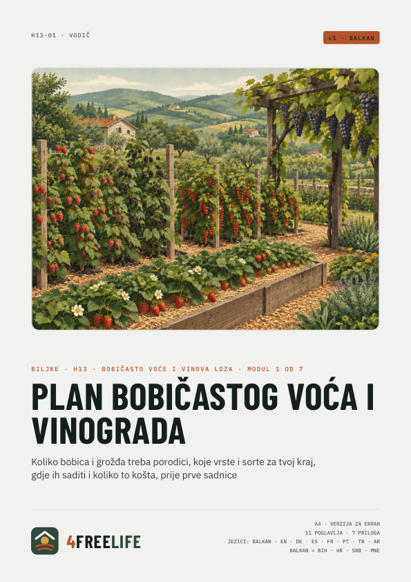 Plan bobičastog voća i vinograda