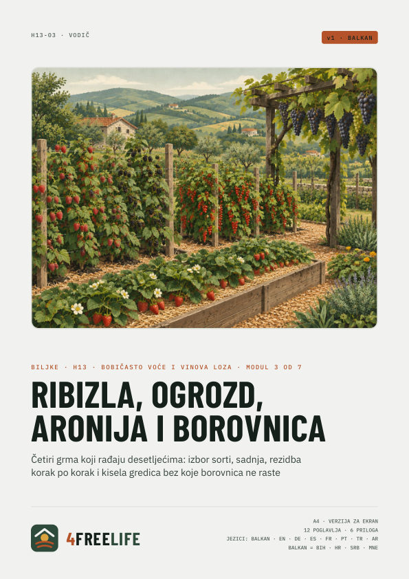 Ribizla, ogrozd, aronija i borovnica