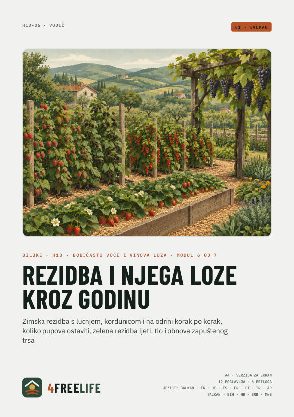 Rezidba i njega loze kroz godinu