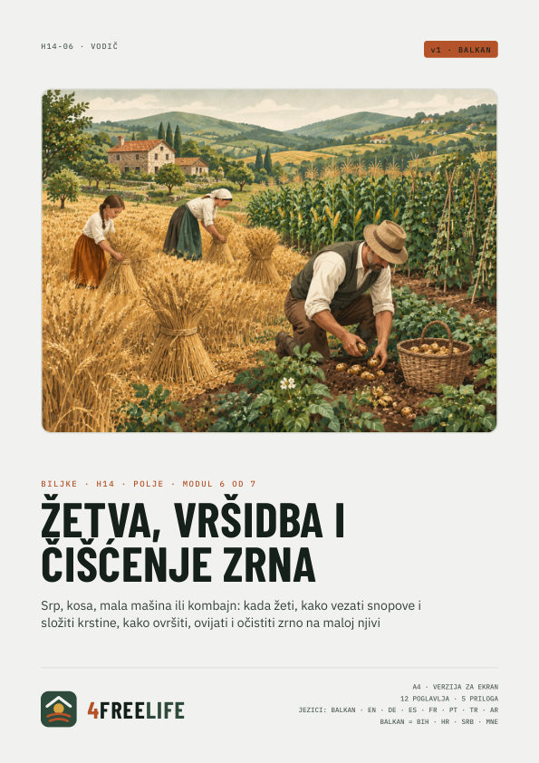 Žetva, vršidba i čišćenje zrna