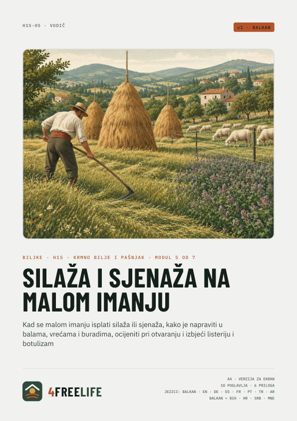 Silaža i sjenaža na malom imanju