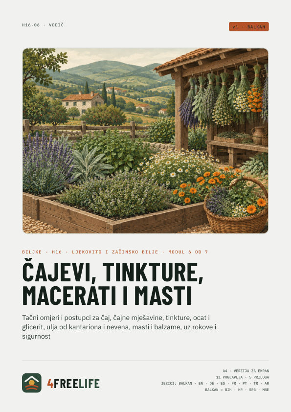 Čajevi, tinkture, macerati i masti