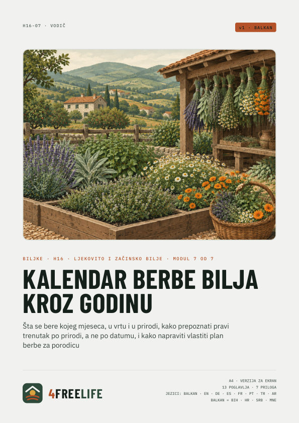 Kalendar berbe bilja kroz godinu