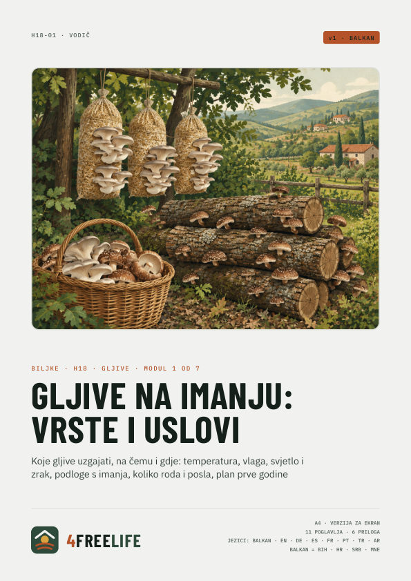 Gljive na imanju: vrste i uslovi