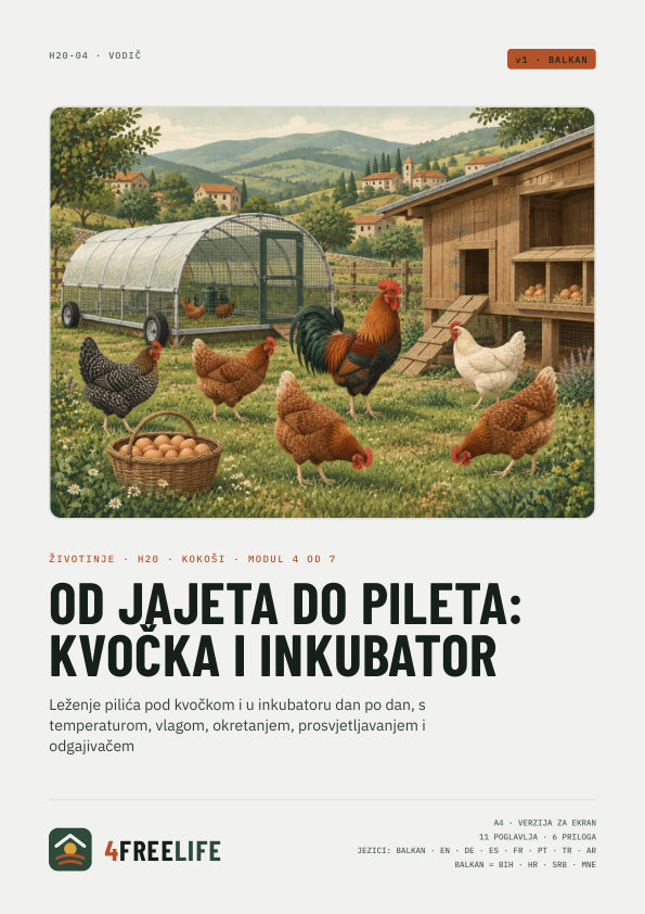 Od jajeta do pileta: kvočka i inkubator