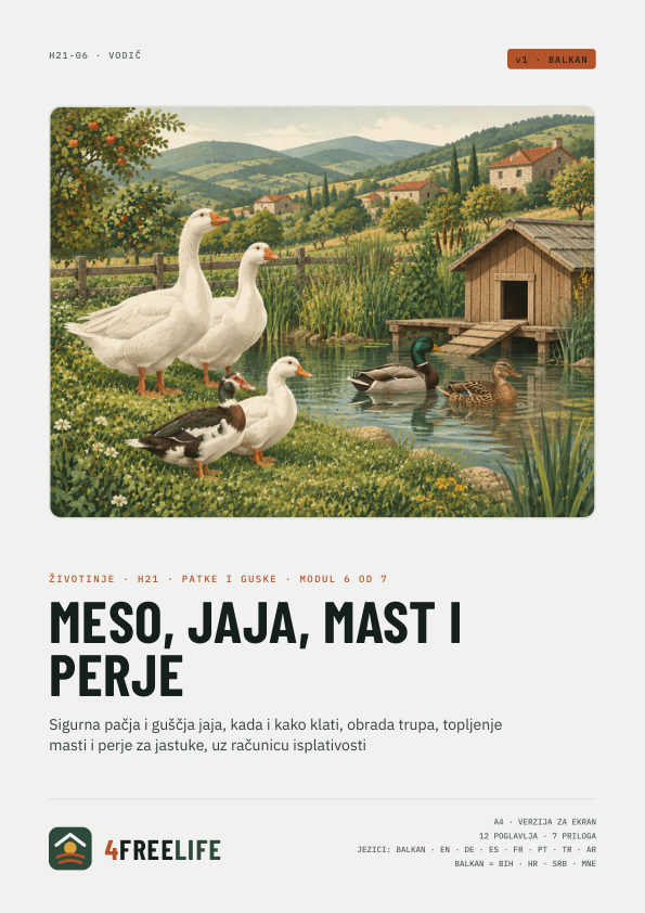Meso, jaja, mast i perje