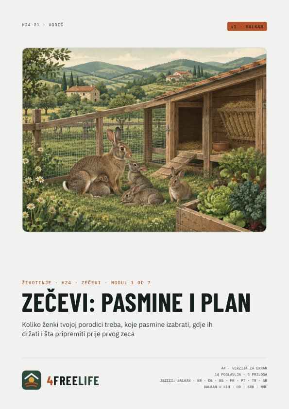 Zečevi: pasmine i plan
