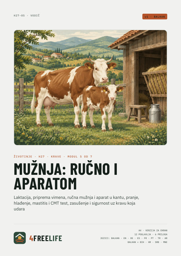 Mužnja: ručno i aparatom