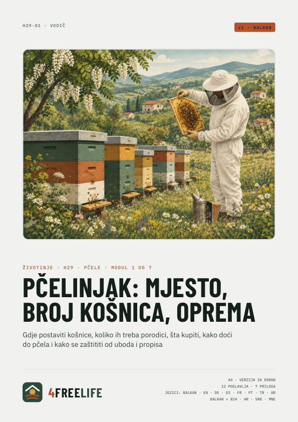 Pčelinjak: mjesto, broj košnica, oprema