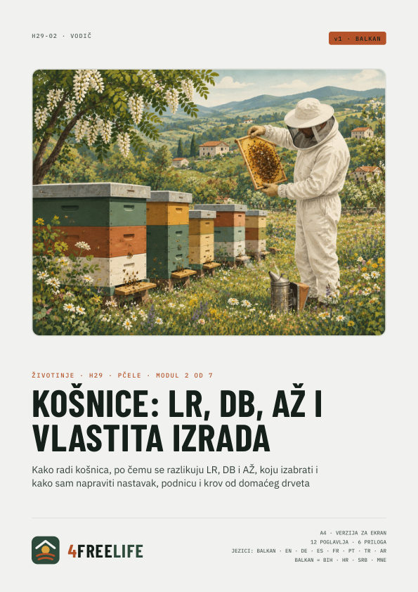 Košnice: LR, DB, AŽ i vlastita izrada