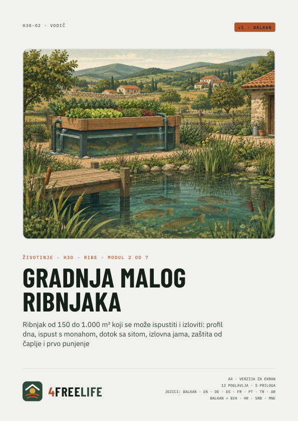 Gradnja malog ribnjaka