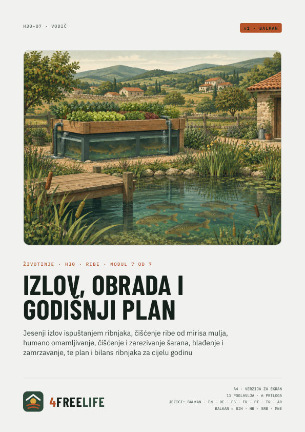 Izlov, obrada i godišnji plan