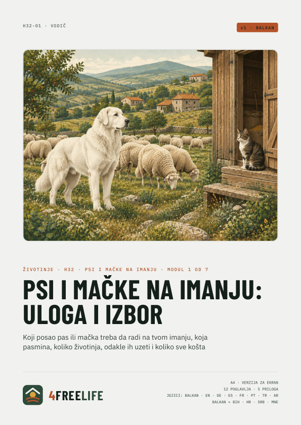 Psi i mačke na imanju: uloga i izbor