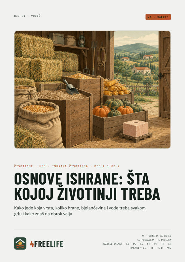 Osnove ishrane: šta kojoj životinji treba