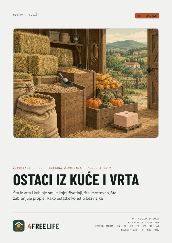 Ostaci iz kuće i vrta