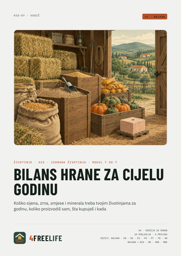 Bilans hrane za cijelu godinu
