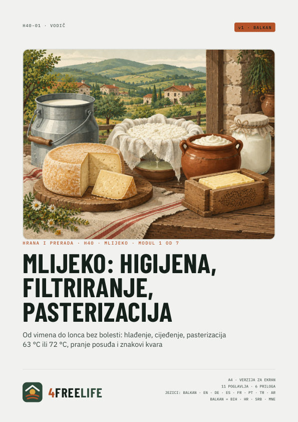 Mlijeko: higijena, filtriranje, pasterizacija