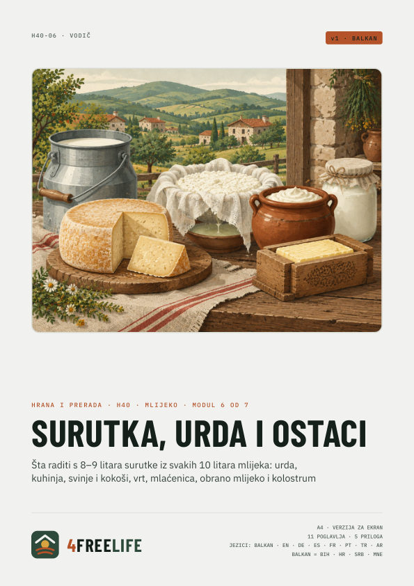 Surutka, urda i ostaci