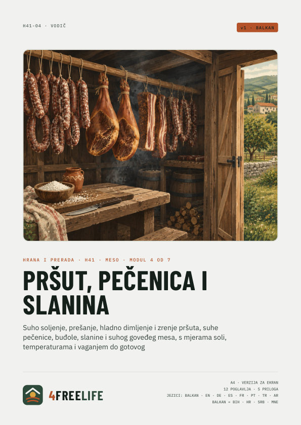 Pršut, pečenica i slanina