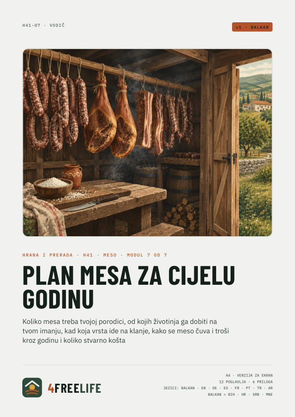 Plan mesa za cijelu godinu