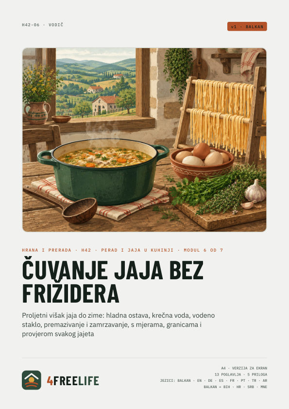 Čuvanje jaja bez frižidera