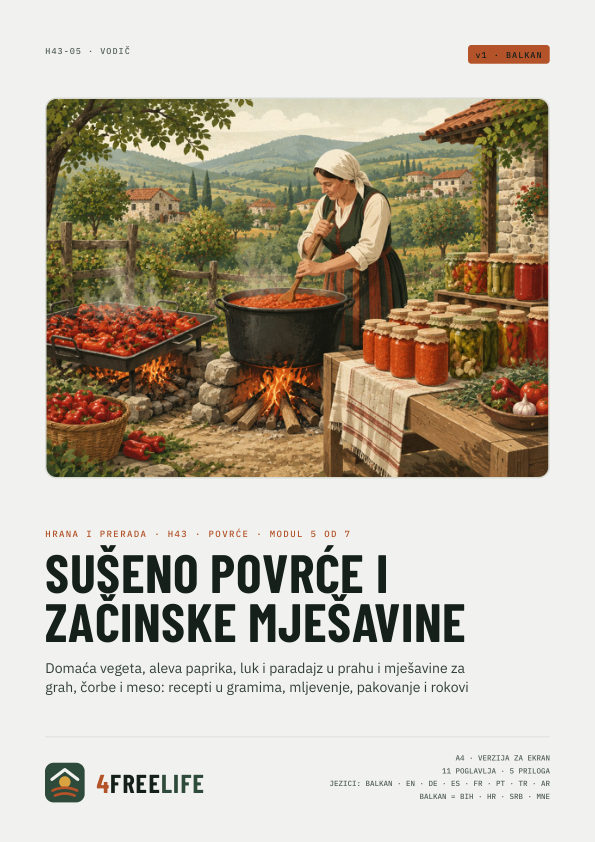 Sušeno povrće i začinske mješavine