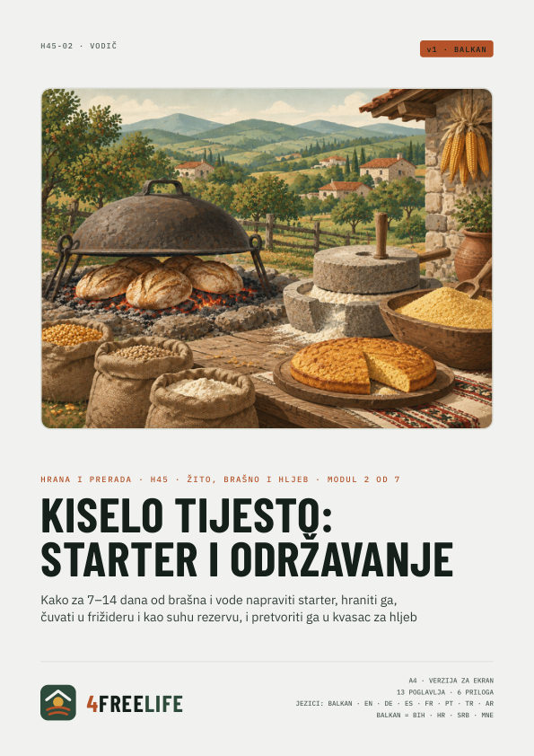 Kiselo tijesto: starter i održavanje