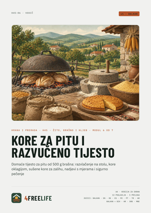 Kore za pitu i razvučeno tijesto