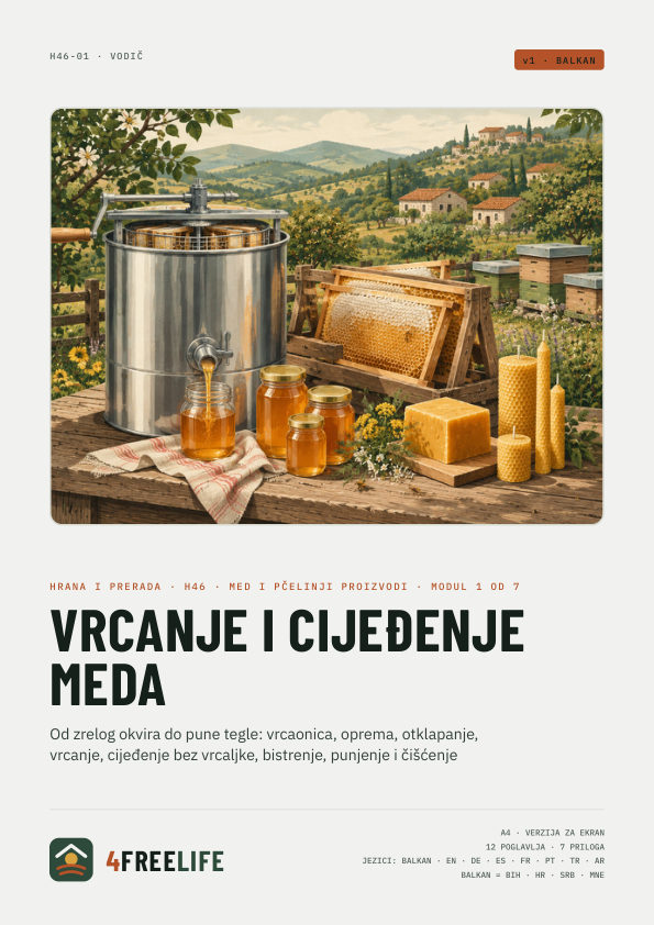 Vrcanje i cijeđenje meda