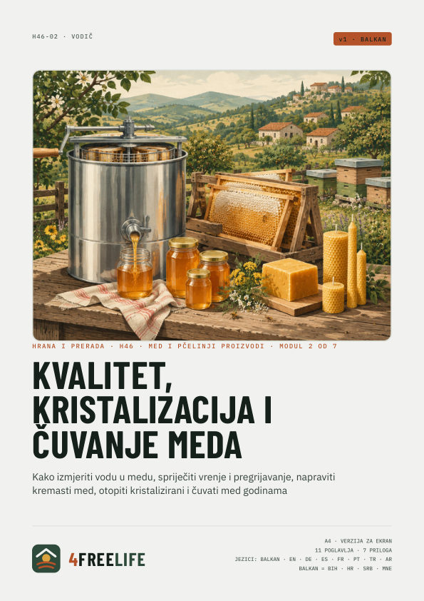 Kvalitet, kristalizacija i čuvanje meda