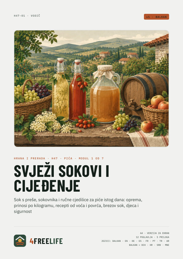 Svježi sokovi i cijeđenje