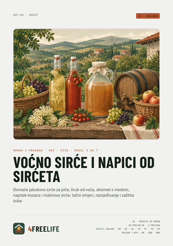 Voćno sirće i napici od sirćeta
