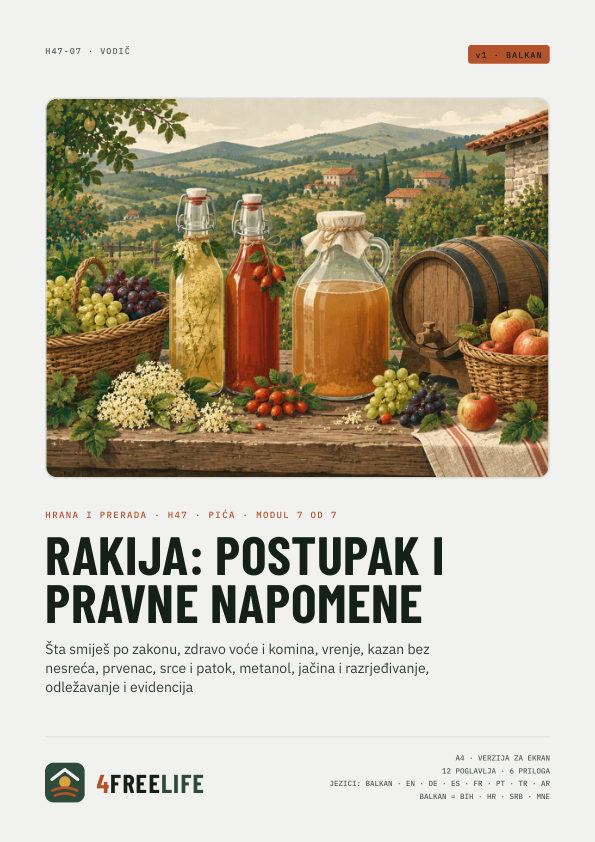 "Rakija: postupak i pravne napomene"