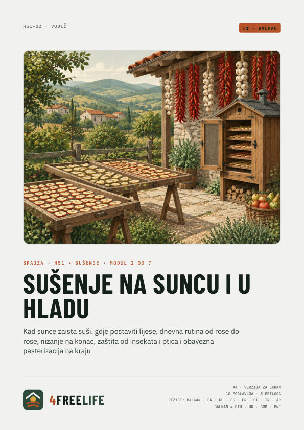 Sušenje na suncu i u hladu