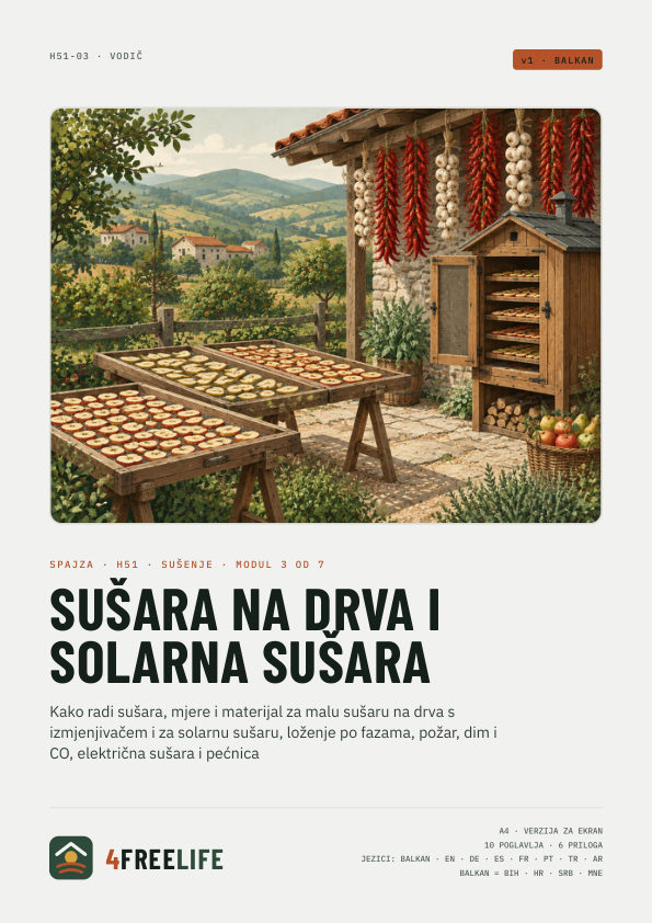 Sušara na drva i solarna sušara