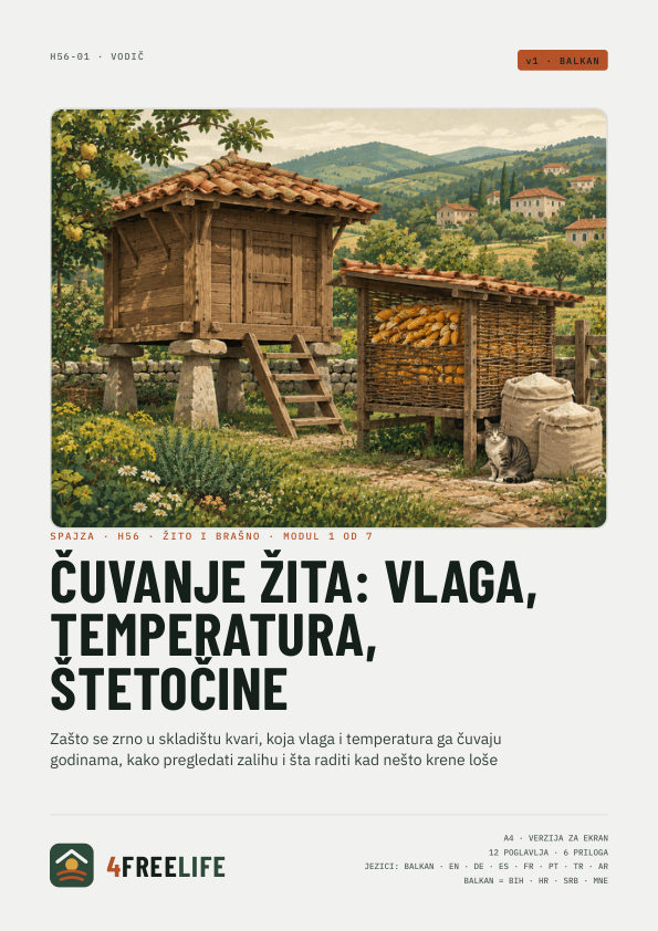 Čuvanje žita: vlaga, temperatura, štetočine