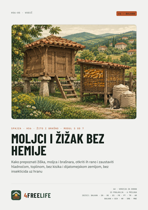 Moljci i žižak bez hemije