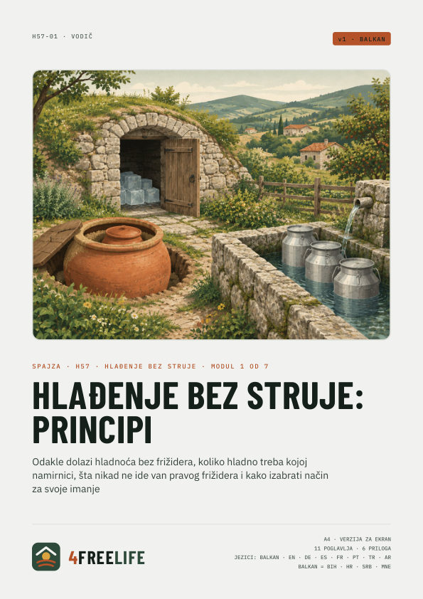 Hlađenje bez struje: principi