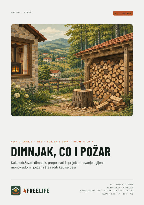 Dimnjak, CO i požar